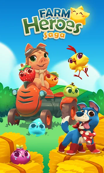 Farm Heroes Saga Mod (Unlimited Lives, Boosters)