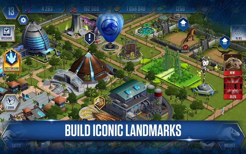 Jurassic World The Game Mod Apk (Free Shopping, Unlimited Money)