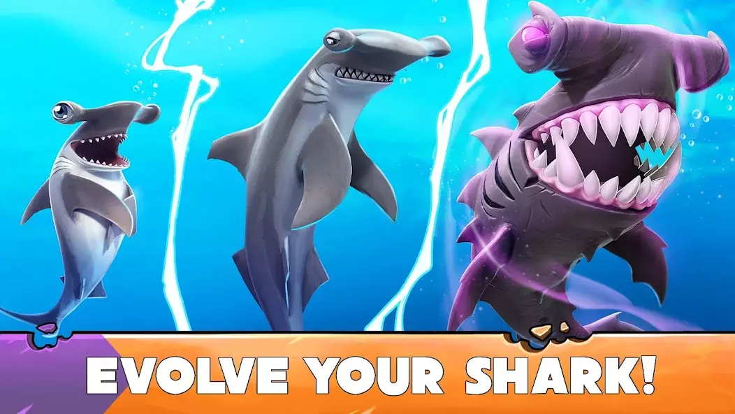 Hungry Shark Evolution Mod (Unlocked Sharks, Unlimited Everything)